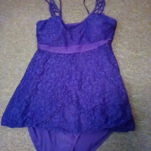 Lace tankini